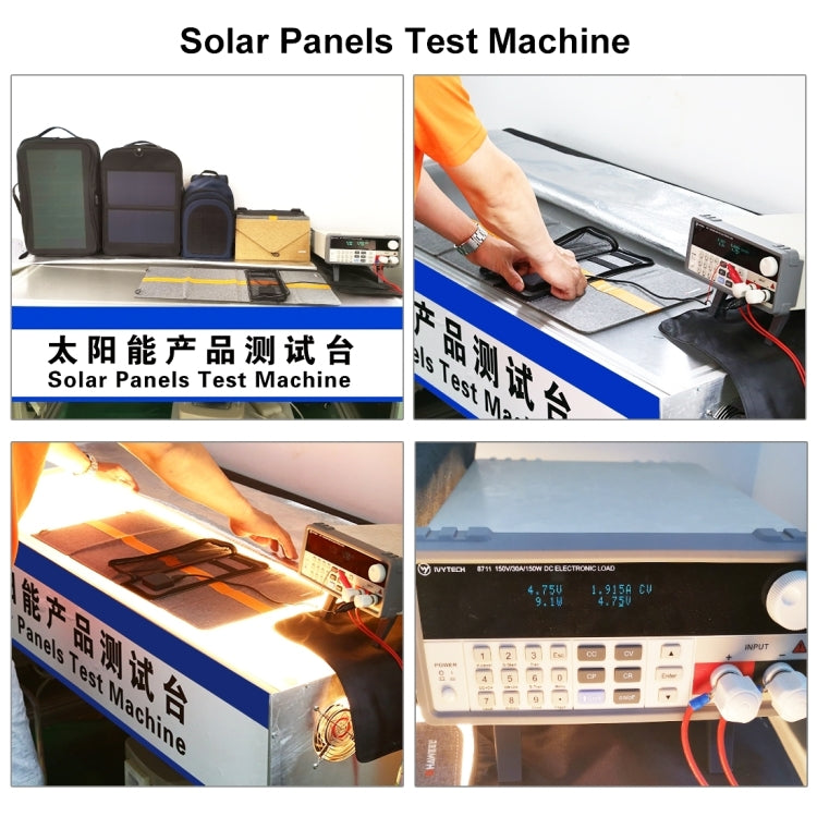 HAWEEL 28W Foldable Solar Panel Charger with 5V 2.9A Max Dual USB Ports(Yellow) - Charger by HAWEEL | Online Shopping South Africa | PMC Jewellery | Buy Now Pay Later Mobicred