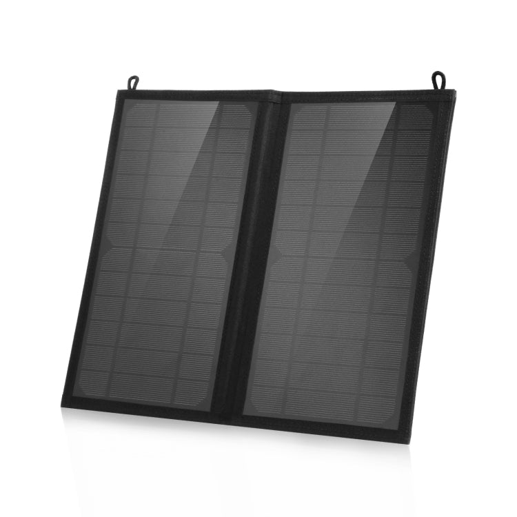 HAWEEL 12W 2 Panels Foldable Solar Panel Charger Bag with 5V / 3.1A Max Dual USB Ports, Support QC3.0 and AFC - Charger by HAWEEL | Online Shopping South Africa | PMC Jewellery | Buy Now Pay Later Mobicred