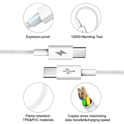 HAWEEL 25W 3A Type-C / USB-C to Type-C / USB-C PD Fast Charging Data Cable, Length: 1m - USB-C & Type-C Cable by PMC Jewellery | Online Shopping South Africa | PMC Jewellery