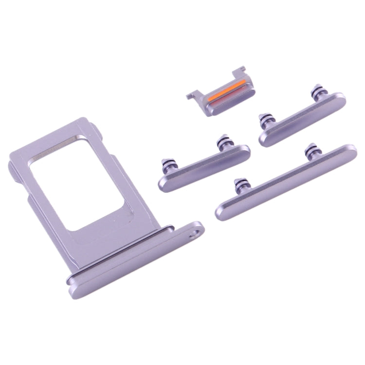 SIM Card Tray + Side Key for iPhone 11(Purple) - Others by PMc TechLife | Online Shopping South Africa | PMc TechLife | Buy Now Pay Later Mobicred