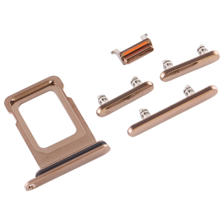 SIM Card Tray + SIM Card Tray + Side Key for iPhone 11 Pro Max / 11 Pro(Gold) - Others by PMc TechLife | Online Shopping South Africa | PMc TechLife | Buy Now Pay Later Mobicred
