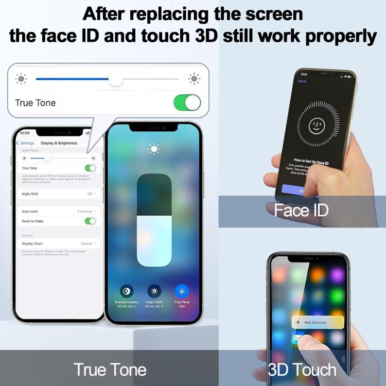 JK Soft OLED LCD Screen For iPhone 14 Pro - free shipping - PMC TechLife - Order now!