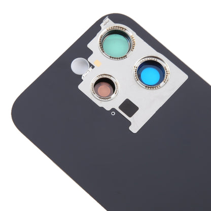 For iPhone 15 Pro Max Glass Battery Back Cover with Camera Lens Cover(Grey) - Back Cover by PMC Jewellery | Online Shopping South Africa | PMC Jewellery