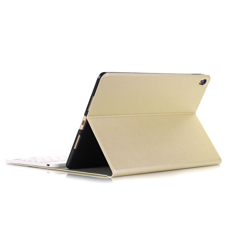 A102 For iPad 10.2 inch Ultra-thin Detachable Bluetooth Keyboard Leather Tablet Case with Stand Function(Gold) - Universal by PMC Jewellery | Online Shopping South Africa | PMC Jewellery