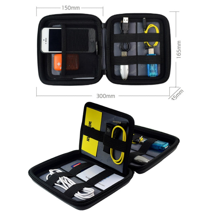 ps5 Multi-function Waterproof Digital Electronic Data Cable Hard Drive Protective Bag Storage Box - Digital Storage Bag by PMC Jewellery | Online Shopping South Africa | PMC Jewellery | Buy Now Pay Later Mobicred