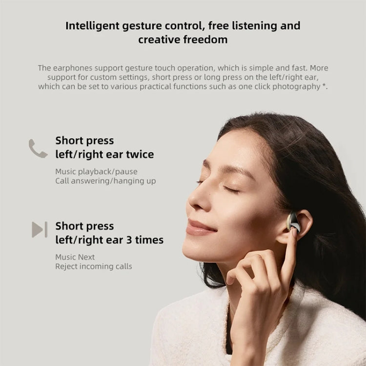 Original Xiaomi Bluetooth 5.3 Open-Ear Wireless Bluetooth Earbuds (Black) - Bluetooth Earphone by Xiaomi | Online Shopping South Africa | PMC Jewellery | Buy Now Pay Later Mobicred