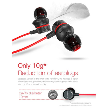 PLEXTONE G15 3.5mm Gaming Headset In-ear Wired Magnetic Stereo With Mic(Black) - In Ear Wired Earphone by PLEXTONE | Online Shopping South Africa | PMC Jewellery | Buy Now Pay Later Mobicred