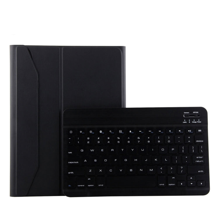 1130B Detachable Bluetooth 3.0 ABS Brushed Texture Keyboard + Lambskin Texture Leather Tablet Case for iPad Pro 11 inch (2018), with Three-gear Adjustment / Magnetic / Sleep Function(Black) - For iPad Pro by PMC Jewellery | Online Shopping South Africa | PMC Jewellery