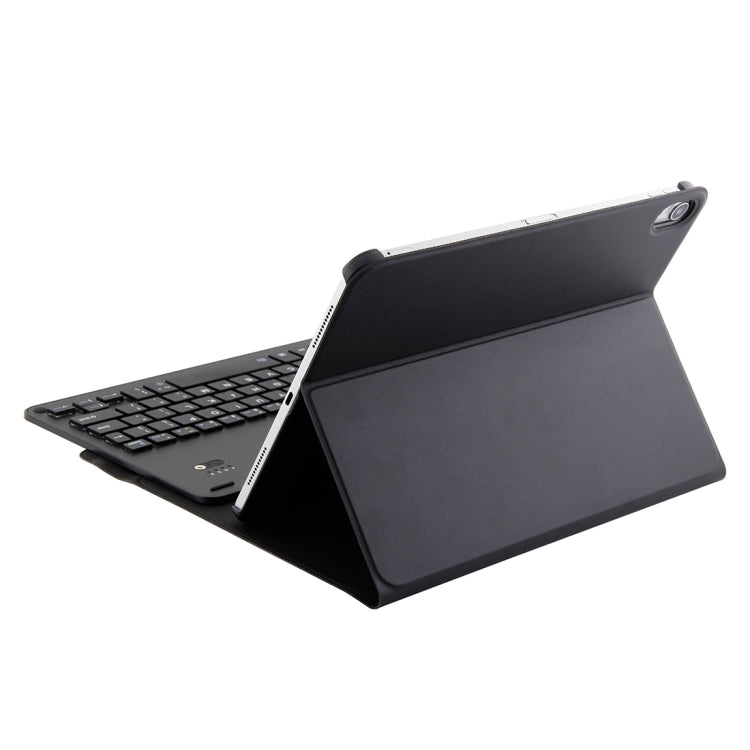 1139B Detachable Bluetooth 3.0 Aluminum Alloy Keyboard + Lambskin Texture Leather Tablet Case for iPad Pro 11 inch (2018), with Three-gear Adjustment / Magnetic / Sleep Function (Black) - For iPad Pro by PMC Jewellery | Online Shopping South Africa | PMC Jewellery