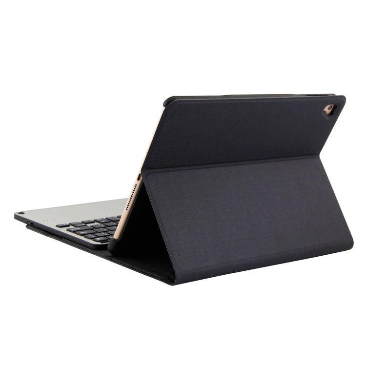 3018 Detachable Bluetooth 3.0 Aluminum Alloy Keyboard + Imitation Cloth Texture Leather Tablet Case for iPad Air / Air 2 / iPad Pro 9.7 inch, with Sleep / Water Repellent Function(Black) - For iPad Pro by PMC Jewellery | Online Shopping South Africa | PMC Jewellery