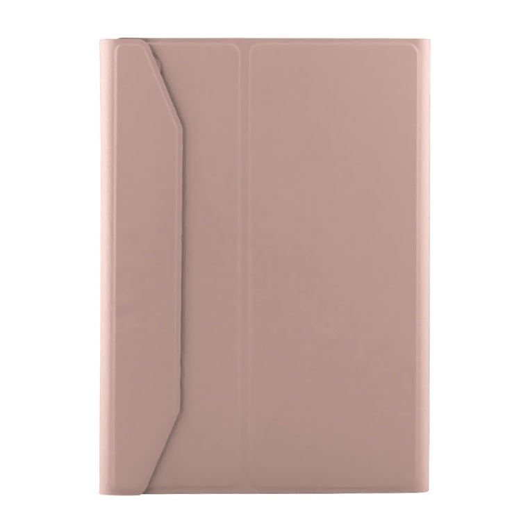 FT-1038B Detachable Bluetooth 3.0 Aluminum Alloy Keyboard + Lambskin Texture Leather Tablet Case for iPad Air / Air 2 / iPad Pro 9.7 inch, with Water Repellent / Three-gear Angle Adjustment / Magnetic / Sleep Function (Pink) - For iPad Pro by PMC Jewellery | Online Shopping South Africa | PMC Jewellery