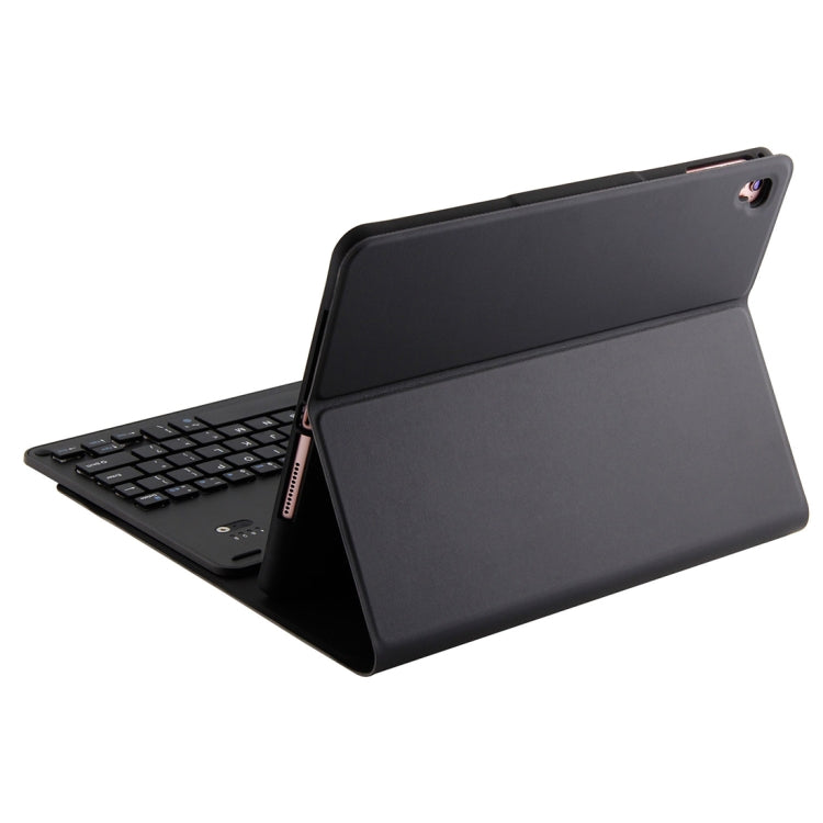 FT-1038E Detachable Bluetooth 3.0 Aluminum Alloy Keyboard + Lambskin Texture Leather Tablet Case for iPad Air / Air 2 / iPad Pro 9.7 inch, with Pen Slot / Water Repellent / Three-gear Angle Adjustment / Magnetic / Sleep Function (Black) - For iPad Pro by PMC Jewellery | Online Shopping South Africa | PMC Jewellery