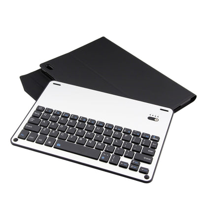 FT-1039B Detachable Bluetooth 3.0 Aluminum Alloy Keyboard + Lambskin Texture Leather Tablet Case for iPad Pro 10.5 inch / iPad Air (2019), with Water Repellent / Three-gear Angle Adjustment / Magnetic / Sleep Function (Black) - For iPad Pro by PMC Jewellery | Online Shopping South Africa | PMC Jewellery