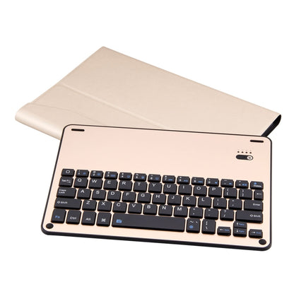 FT-1039B Detachable Bluetooth 3.0 Aluminum Alloy Keyboard + Lambskin Texture Leather Tablet Case for iPad Pro 10.5 inch / iPad Air (2019), with Water Repellent / Three-gear Angle Adjustment / Magnetic / Sleep Function (Gold) - For iPad Pro by PMC Jewellery | Online Shopping South Africa | PMC Jewellery