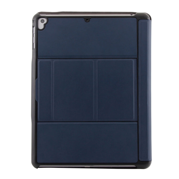 T-201 Detachable Bluetooth 3.0 Ultra-thin Keyboard + Lambskin Texture Leather Tablet Case for iPad Air / Air 2 / iPad Pro 9.7 inch, Support Multi-angle Adjustment (Blue) - For iPad Pro by PMC Jewellery | Online Shopping South Africa | PMC Jewellery