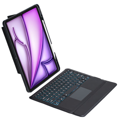 T12B-AS Detachable Rotating Backlit Touch Bluetooth Keyboard Case For iPad Air 13 2024 / Pro 12.9 2022 2021 2020 2018 - For iPad Pro by PMC Jewellery | Online Shopping South Africa | PMC Jewellery | Buy Now Pay Later Mobicred