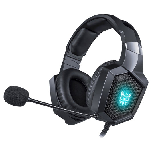 ONIKUMA K8 Over Ear Bass Stereo Surround Gaming Headphone with Microphone & RGB Color Changing Lights(Black) - Multimedia Headset by ONIKUMA | Online Shopping South Africa | PMC Jewellery | Buy Now Pay Later Mobicred