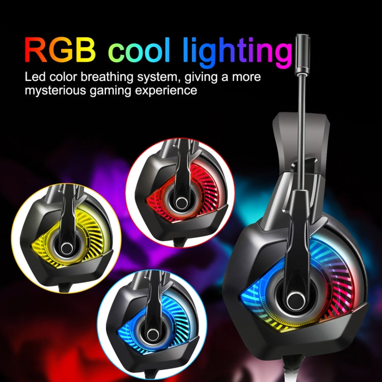 ONIKUMA K6 Over Ear Bass Stereo Surround Gaming Headphone with Microphone & RGB Lights - Multimedia Headset by ONIKUMA | Online Shopping South Africa | PMC Jewellery | Buy Now Pay Later Mobicred