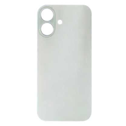 For iPhone 16 Plus Easy Replacement Big Camera Hole Glass Back Battery Cover(White) -  by PMC Jewellery | Online Shopping South Africa | PMC Jewellery | Buy Now Pay Later Mobicred