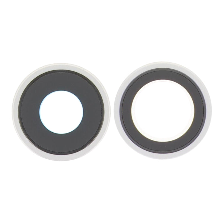 For iPhone 16 / 16 Plus Rear Camera Lens Cover (White) - Camera Series by PMc TechLife | Online Shopping South Africa | PMc TechLife | Buy Now Pay Later Mobicred