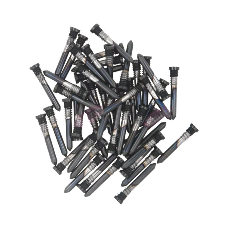For iPhone 16 Pro / 16 Pro Max 100pcs Charging Port Screws(Black) - Others by PMc TechLife | Online Shopping South Africa | PMc TechLife | Buy Now Pay Later Mobicred