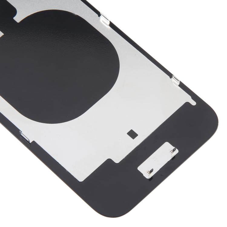 For iPhone 16e Glass Battery Back Cover with Camera Lens Cover(Black) - free shipping - PMC TechLife - Order now!
