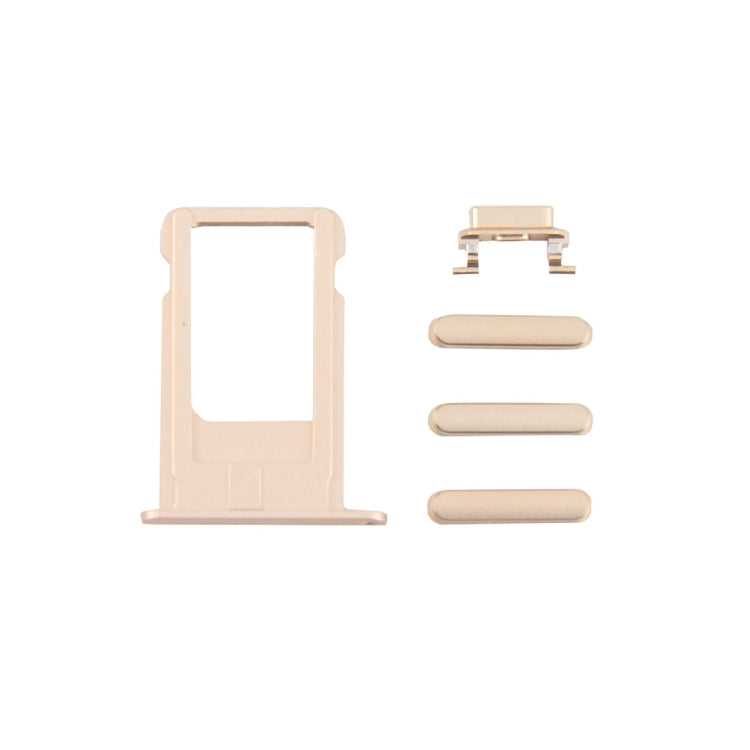 4 in 1 for iPhone 6 Plus (Card Tray + Volume Control Key + Power Button + Mute Switch Vibrator Key)(Gold) - iPhone 6/6 Plus Parts by PMc TechLife | Online Shopping South Africa | PMc TechLife | Buy Now Pay Later Mobicred