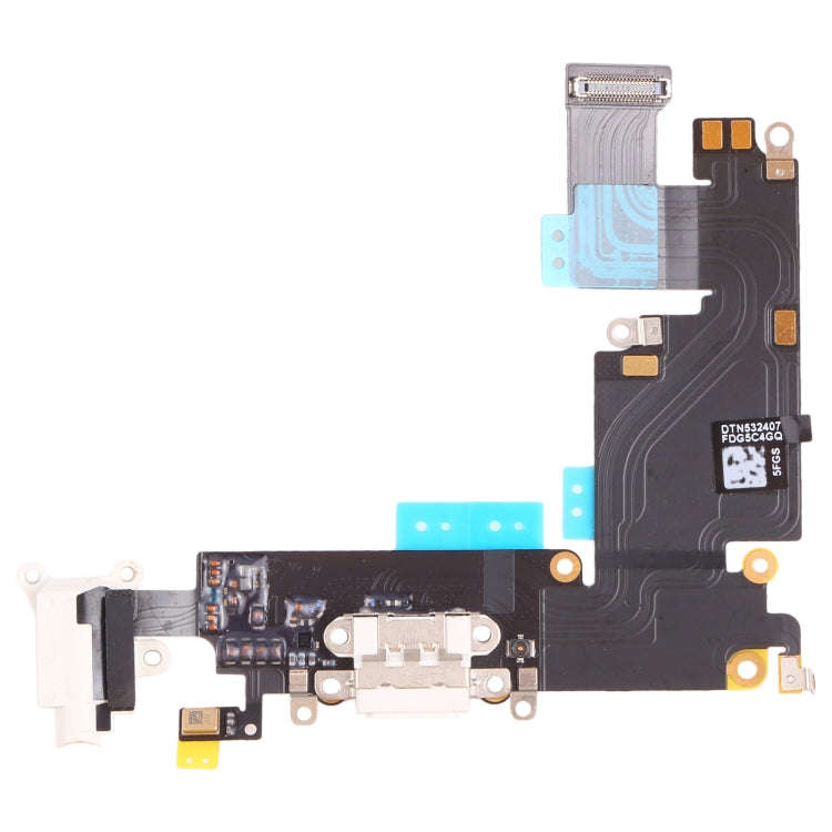 Original Charging Port Flex Cable for iPhone 6 Plus(White) - iPhone 6/6 Plus Parts by PMC Jewellery | Online Shopping South Africa | PMC Jewellery | Buy Now Pay Later Mobicred