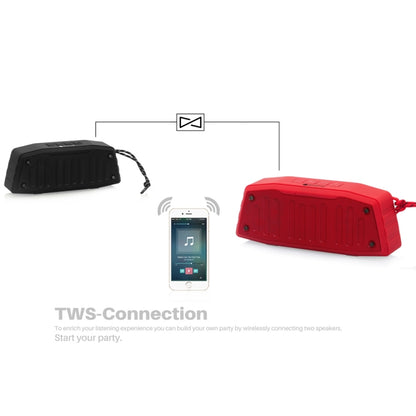 NewRixing NR-4019 Outdoor Portable Bluetooth Speaker with Hands-free Call Function, Support TF Card & USB & FM & AUX (Red) - Desktop Speaker by NewRixing | Online Shopping South Africa | PMC Jewellery | Buy Now Pay Later Mobicred