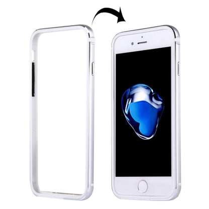 For  iPhone 8 & 7  TPU + Aluminum Alloy Bumper Frame(Silver) - More iPhone Cases by PMC Jewellery | Online Shopping South Africa | PMC Jewellery