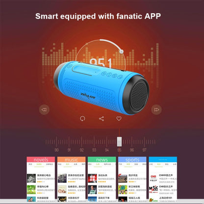 ZEALOT A1 Multifunctional Bass Wireless Bluetooth Speaker, Built-in Microphone, Support Bluetooth Call & AUX & TF Card & LED Lights (Red) - Desktop Speaker by ZEALOT | Online Shopping South Africa | PMC Jewellery | Buy Now Pay Later Mobicred