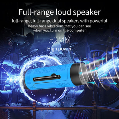 ZEALOT A2 Multifunctional Bass Wireless Bluetooth Speaker, Built-in Microphone, Support Bluetooth Call & AUX & TF Card & LED Lights (Brown) - Desktop Speaker by ZEALOT | Online Shopping South Africa | PMC Jewellery | Buy Now Pay Later Mobicred