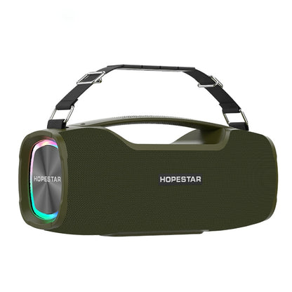 HOPESTAR A6X TWS Portable Outdoor Bluetooth Speaker with Colorful Music Lights, Support Power Bank & Hands-free Call & U Disk & TF Card & 3.5mm AUX(Green) - Desktop Speaker by HOPESTAR | Online Shopping South Africa | PMC Jewellery | Buy Now Pay Later Mobicred