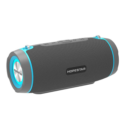 HOPESTAR H45 PARTY Portable Outdoor Waterproof Bluetooth Speaker, Support Hands-free Call & U Disk & TF Card & 3.5mm AUX & FM (Grey) - Desktop Speaker by HOPESTAR | Online Shopping South Africa | PMC Jewellery | Buy Now Pay Later Mobicred