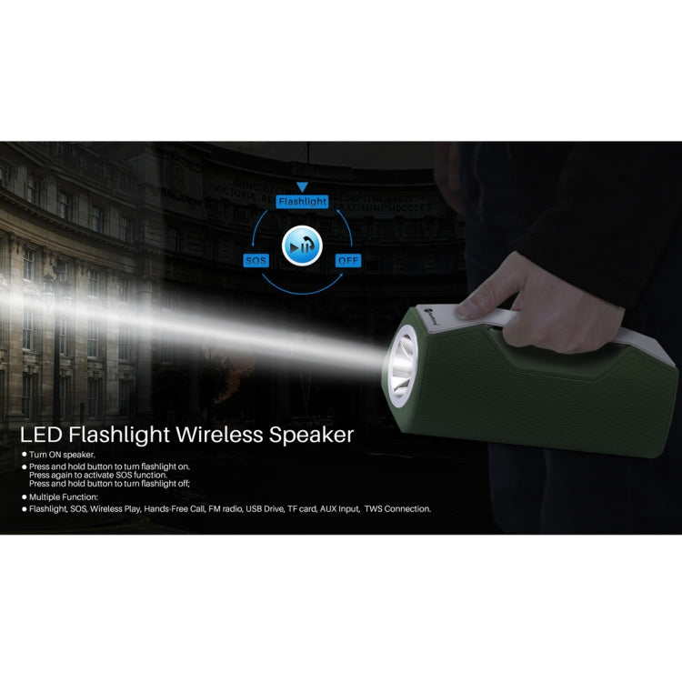 NewRixing NR-2028 Portable Lighting Wireless Bluetooth Stereo Speaker Support TWS Function Speaker (Blue) - Desktop Speaker by NewRixing | Online Shopping South Africa | PMC Jewellery | Buy Now Pay Later Mobicred