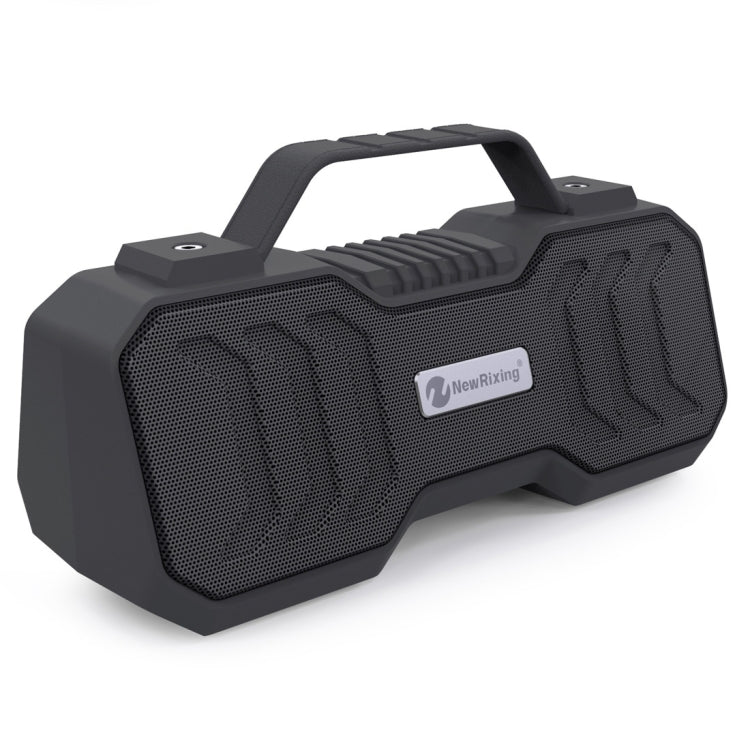 NewRixing NR-4500 Portable Wireless Bluetooth Stereo Speaker Support TWS / FM Function Speaker (Grey) - Desktop Speaker by NewRixing | Online Shopping South Africa | PMC Jewellery | Buy Now Pay Later Mobicred