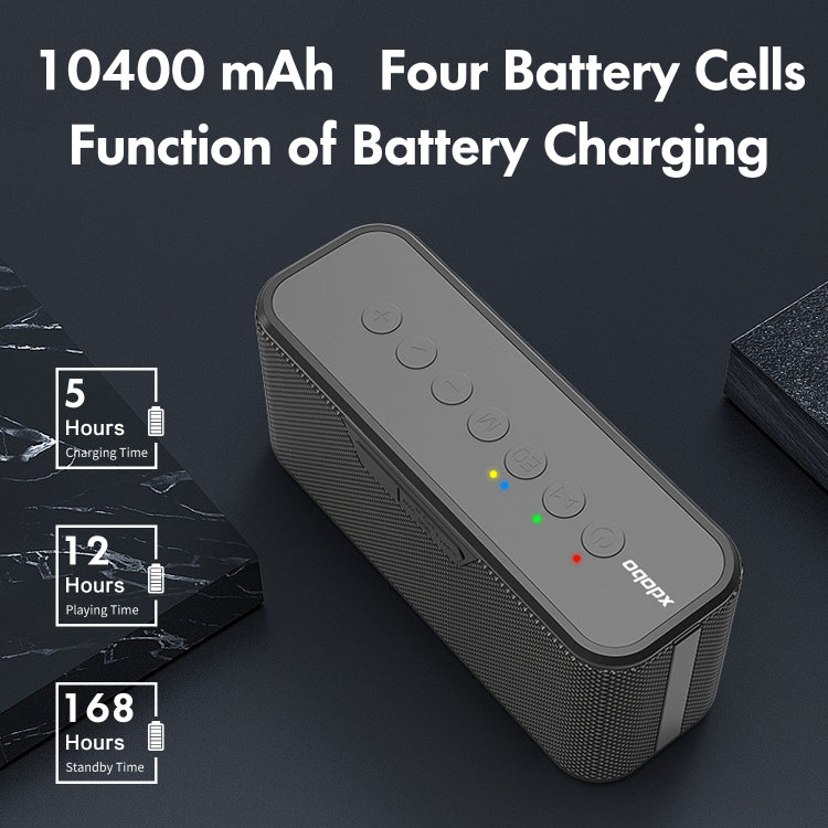 XDOBO X8 Plus 80W Wireless Bluetooth Speaker Outdoor Subwoofer Support TWS & TF Card & U Disk (Red) - free shipping - PMC Jewellery - Order now!
