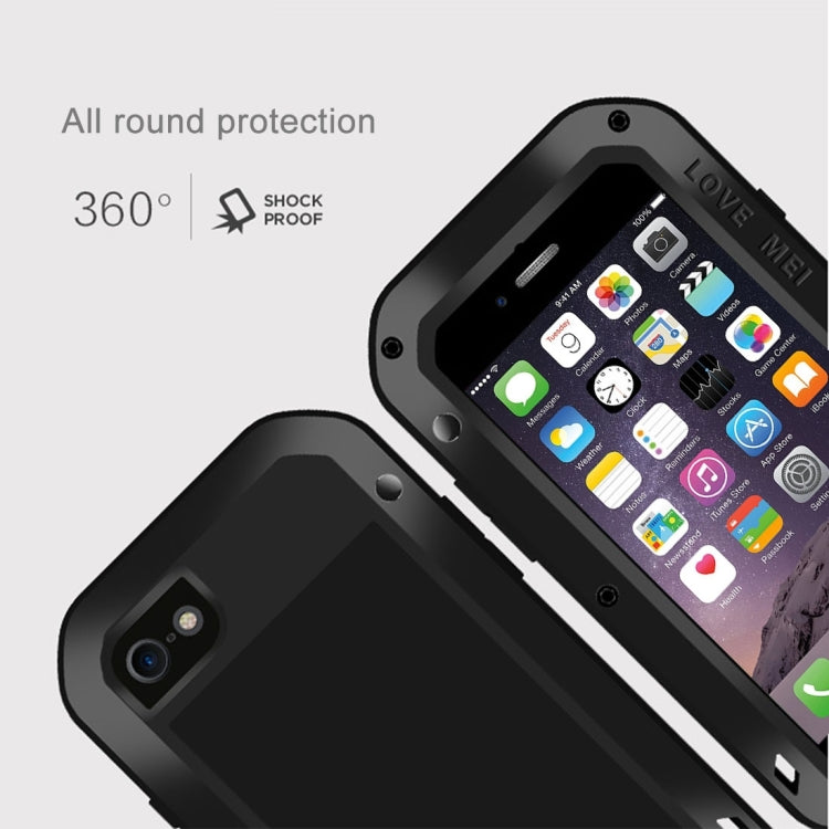 LOVE MEI for  iPhone 7 Professional and Powerful Dustproof Shockproof Anti-slip Metal Protective Case(Silver) - More iPhone Cases by LOVE MEI | Online Shopping South Africa | PMC Jewellery