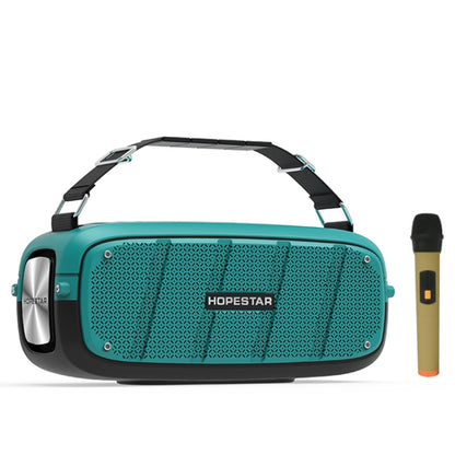 HOPESTAR A20 Pro TWS Portable Outdoor Waterproof Subwoofer Bluetooth Speaker with Microphone, Support Power Bank & Hands-free Call & U Disk & TF Card & 3.5mm AUX (Blue) - Desktop Speaker by HOPESTAR | Online Shopping South Africa | PMC Jewellery | Buy Now Pay Later Mobicred