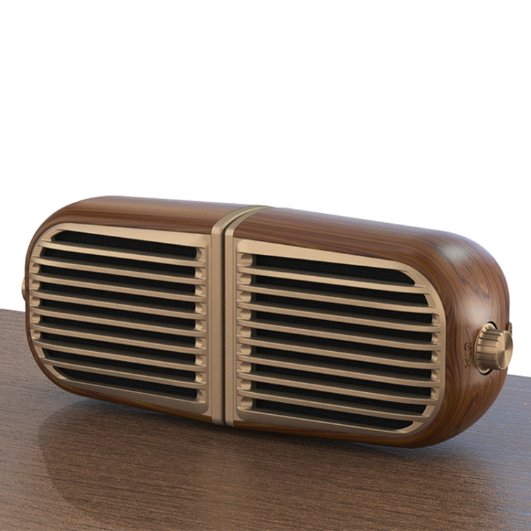 Oneder V8 Magnetic Suction Pair Stereo Sound Box Wireless Bluetooth Speaker with Strap, Support Hands-free & TF Card & AUX & USB Drive(Bronze) - Desktop Speaker by OneDer | Online Shopping South Africa | PMC Jewellery | Buy Now Pay Later Mobicred