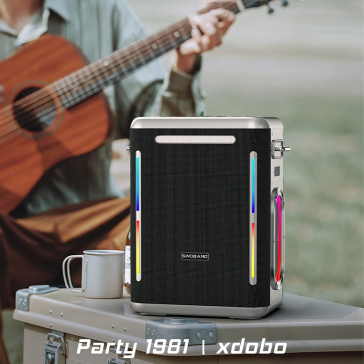 XDOBO SINOBAND Party 1981 300W Outdoor Portable TWS Bluetooth Speaker with LED Colorful Light - Desktop Speaker by XDOBO | Online Shopping South Africa | PMC Jewellery | Buy Now Pay Later Mobicred