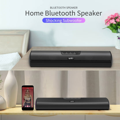 HXSJ Q3 Bluetooth 5.0 Household Extended Desktop Wall-hanging Wireless Bass Bluetooth Speaker(Black) - Desktop Speaker by HXSJ | Online Shopping South Africa | PMC Jewellery | Buy Now Pay Later Mobicred