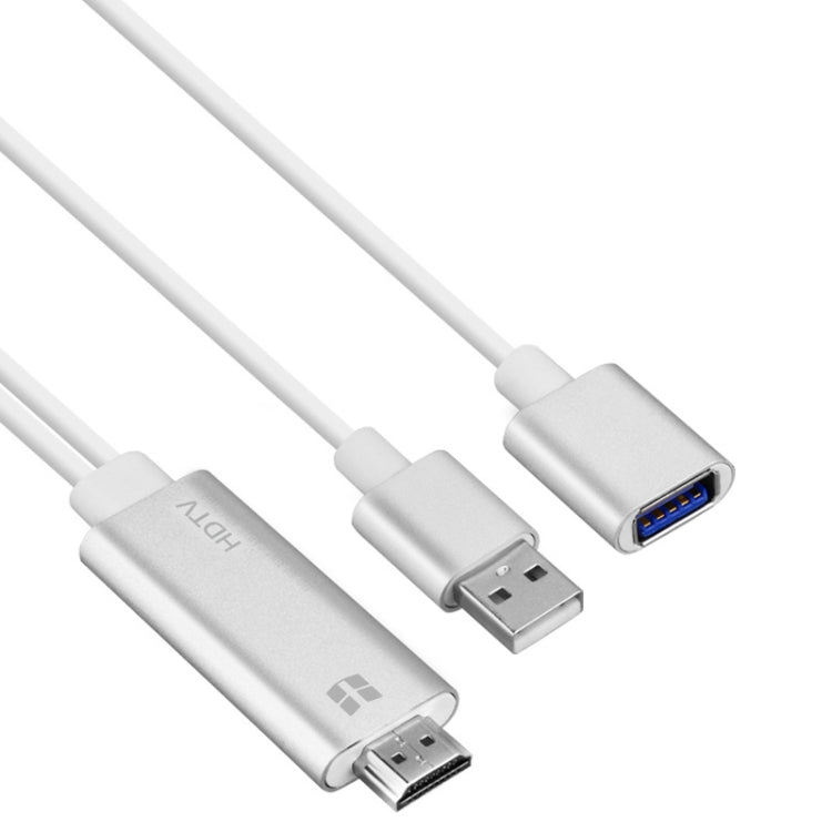 Onten 7562 USB Female to HDMI Phone to HDTV Adapter Cable for iPhone / Android - Video & Audio Cable by Onten | Online Shopping South Africa | PMC Jewellery | Buy Now Pay Later Mobicred