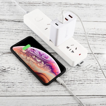 A3 PD 18W USB-C / Type-C + QC3.0 USB + Dual USB Interface Travel Charger Set, US Plug / EU Plug / UK Plug - USB Charger by PMC Jewellery | Online Shopping South Africa | PMC Jewellery | Buy Now Pay Later Mobicred