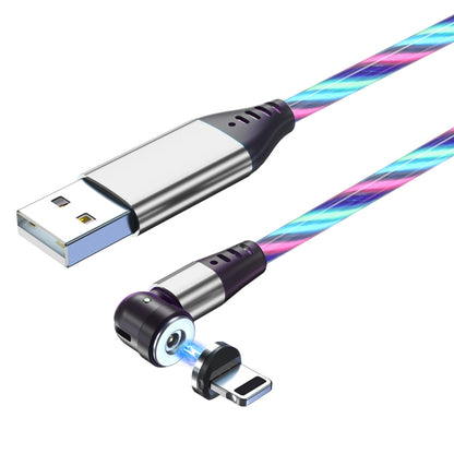 2.4A USB to 8 Pin 540 Degree Bendable Streamer Magnetic Data Cable, Cable Length: 1m(Colour) - Charging Cable & Head by PMC Jewellery | Online Shopping South Africa | PMC Jewellery | Buy Now Pay Later Mobicred