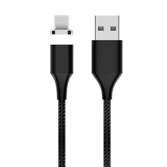 M11 5A USB to 8 Pin Nylon Braided Magnetic Data Cable, Cable Length: 2m (Black) - Charging Cable & Head by PMC Jewellery | Online Shopping South Africa | PMC Jewellery | Buy Now Pay Later Mobicred