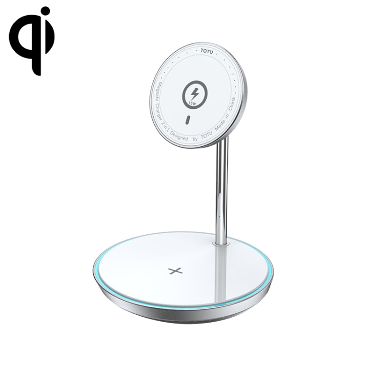 TOTUDESIGN CACW-057 Minimal Series 15W 2 in 1 Height Adjustable Magnetic Wireless Charger - Wireless Charger by TOTUDESIGN | Online Shopping South Africa | PMC Jewellery | Buy Now Pay Later Mobicred