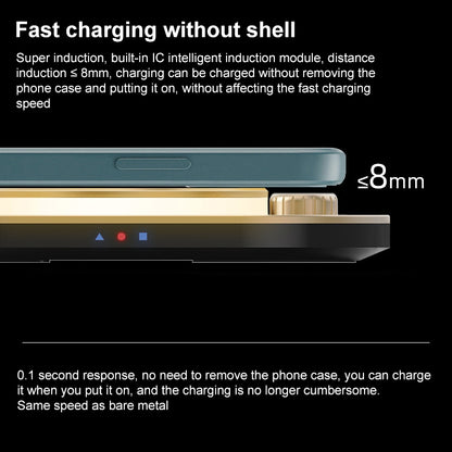 X3 15W 3 in 1 Wireless Charger, Table Lamp (Green) - Wireless Charger by PMC Jewellery | Online Shopping South Africa | PMC Jewellery | Buy Now Pay Later Mobicred