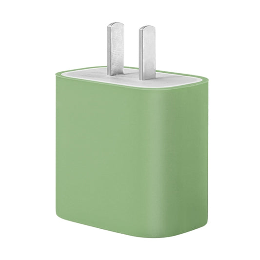 For Apple 20W Charger Mobile Phone Charging Silicone Protective Case (Green) - USB Charger by PMC Jewellery | Online Shopping South Africa | PMC Jewellery | Buy Now Pay Later Mobicred