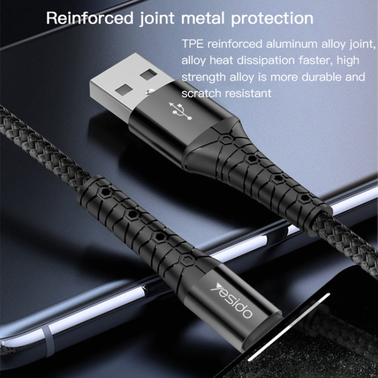 Yesido CA50 2.4A USB to 8 Pin Charging Cable, Length: 2m - Normal Style Cable by Yesido | Online Shopping South Africa | PMC Jewellery | Buy Now Pay Later Mobicred